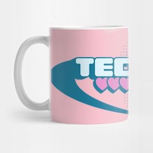 TECHNO  - Techno Love Y2K (pink/blue) Mug